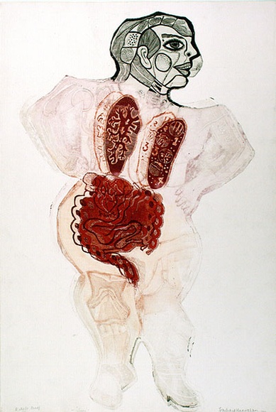 Artist: HANRAHAN, Barbara | Title: June | Date: 1966 | Technique: etching, printed in colour with plate-tone, from one  plate