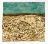 Artist: Allen, Joyce. | Title: (Landscape). | Date: 1987 | Technique: monotype, printed in colour from one plate
