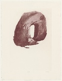 Artist: Defteros, June. | Title: Megalith | Date: 1994 | Technique: aquatint, printed in pink-black, from one plate