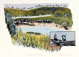 Artist: Pickett, Byron. | Title: Porter Bay, marina development | Date: 1985 | Technique: screenprint, printed in colour, from multiple stencils