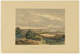 Artist: Angas, George French. | Title: The Goolwa with part of Hindmarsh Island. | Date: 1846-47 | Technique: lithograph, printed in colour, from multiple stones; varnish highlights by brush