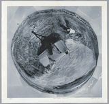 Artist: WICKS, Arthur | Title: Solstice Note #1 - Hay Plain 75. | Date: 2002 | Technique: digital photomontage print, printed in black ink
