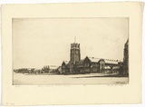 Artist: PLATT, Austin | Title: Geelong Grammar School, Victoria | Date: 1937 | Technique: etching, printed in black ink, from one plate