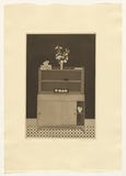 Artist: Taylor, Helen. | Title: Dresser | Date: 1978 | Technique: etching and aquatint, printed in black ink, from one plate | Copyright: This work appears on screen courtesy of the artist and copyright holder