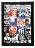 Artist: HANRAHAN, Barbara | Title: Homage to Buddy Holly | Date: 1966 | Technique: lithograph, printed in colour, from three plates