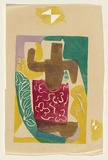 Artist: Brash, Barbara. | Title: <p>Native dancer</p> | Date: 1953 | Technique: screenprint, printed in colour, from four stencils