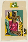 Title: Native dancer | Date: 1953 | Technique: screenprint, printed in colour, from five stencils