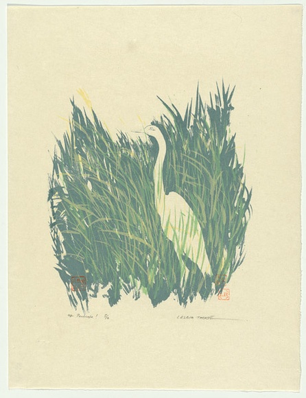 Artist: b'Thorpe, Lesbia.' | Title: b'Up periscope!' | Date: 1974 | Technique: b'screenprint, printed in colour, from three stencils' Artist: b'Thorpe, Lesbia.' | Title: b'Up periscope!' | Date: 1974 | Technique: b'screenprint, printed in colour, from three stencils'