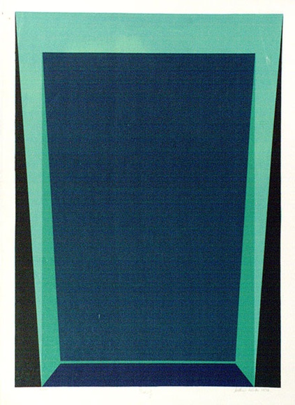 Artist: b'WICKS, Arthur' | Title: b'Berg' | Date: 1971 | Technique: b'screenprint'