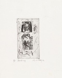 Artist: MEYER, Bill | Title: Bonding | Date: 1983 | Technique: photo-etching, aquatint and drypoint, printed in black ink, from one zinc plate | Copyright: © Bill Meyer