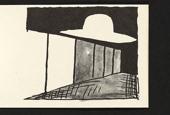 Title: b'Hat takes a holiday.' | Date: 1979 | Technique: b'offset-lithograph'