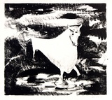 Artist: Adams, Tate. | Title: (Europa and the bull). | Date: c.1960 | Technique: lithograph, printed in black ink, from one plate