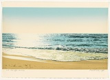 Artist: b'Rose, David.' | Title: b'Sea edge, morning' | Date: 1981 | Technique: b'screenprint, printed in colour, from multiple stencils'