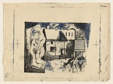 Title: House | Date: c.1958 | Technique: lithograph, printed in colour, from two plates