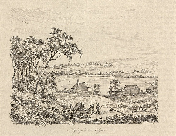 Title: b'Sydney \xc3\xa0 son origine. [Sydney at its origin]' | Date: 1835 | Technique: b'engraving, printed in black ink, from one steel plate'