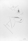 Artist: b'Powditch, Peter.' | Title: b'not titled [seated female nude]' | Date: c.1972 | Technique: b'lithograph, printed in black ink, from one plate'