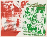 Artist: WORSTEAD, Paul | Title: Settlement, Tuesday womans badminton | Date: 1976 | Technique: screenprint, printed in colour, from multiple stencils | Copyright: This work appears on screen courtesy of the artist