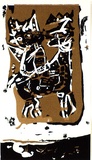 Artist: Kubbos, Eva. | Title: Greeting card: Christmas | Date: 1964 | Technique: screenprint