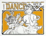 Artist: Jones, Paul Osborne. | Title: Dinner Dance | Technique: screenprint, printed in colour, from multiple stencils
