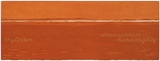 Artist: MADDOCK, Bea | Title: Terra Spiritus...with a darker shade of pale | Date: 1993-98 | Technique: stencil print, printed in hand-ground Launceston ochre from multiple hand-cut mylar stencils; letterpress text blind printed; hand-drawn script