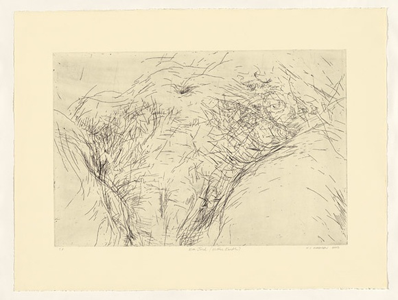Artist: b'Mortensen, Kevin.' | Title: b'Mor jord/ Mother Earth' | Date: 2000 | Technique: b'etching, printed in black ink, from one copper plate' | Copyright: b'\xc2\xa9 Kevin Mortensen' Artist: b'Mortensen, Kevin.' | Title: b'Mor jord/ Mother Earth' | Date: 2000 | Technique: b'etching, printed in black ink, from one copper plate' | Copyright: b'\xc2\xa9 Kevin Mortensen'