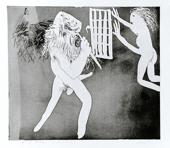 Artist: b'BOYD, Arthur' | Title: b'Magistrate enters.' | Date: (1970) | Technique: b'etching and aquatint, printed in black ink, from one plate' | Copyright: b'Reproduced with permission of Bundanon Trust' Artist: b'BOYD, Arthur' | Title: b'Magistrate enters.' | Date: (1970) | Technique: b'etching and aquatint, printed in black ink, from one plate' | Copyright: b'Reproduced with permission of Bundanon Trust'