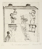 Artist: b'Shearer, Mitzi.' | Title: b'The window cleaner' | Date: 1980-84