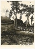 Artist: ROSE, David | Title: Bush (winter morning) | Date: 1983 | Technique: screenprint, printed in colour, from multiple stencils