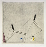 Artist: b'Spurrier, Stephen.' | Title: b'Tanella' | Date: 1977 | Technique: b'etching, printed in colour, from multiple plates'