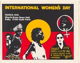 Artist: Fieldsend, Jan. | Title: International Women's Day [1979]. | Date: 1979 | Technique: screenprint, printed in colour, from multiple stencils | Copyright: © Marie McMahon. Licensed by VISCOPY, Australia