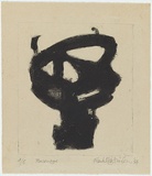 Artist: Hodgkinson, Frank. | Title: Personage | Date: 1954 | Technique: sugarlift