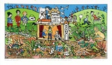 Artist: SHEARER, Mitzi | Title: The organ grinder | Date: 1988