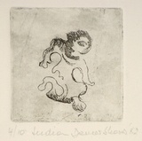 Artist: b'Shearer, Mitzi.' | Title: b'Indian dancer' | Date: 1982