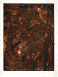 Artist: Bruder, Gazellah. | Title: Sun scream. | Date: 1995 | Technique: collograph, printed in colour, from one plate