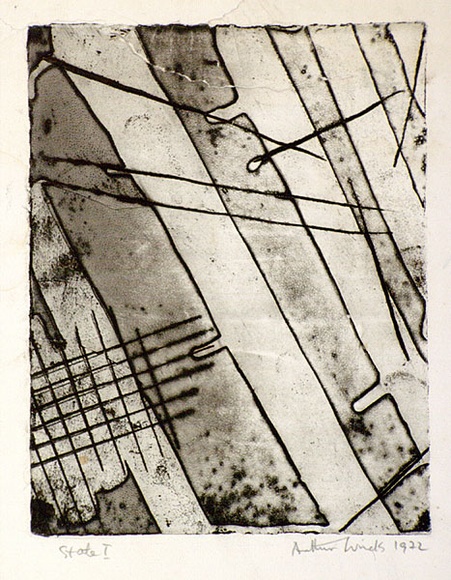 Artist: b'WICKS, Arthur' | Title: b'Changes/Mixings' | Date: 1972 | Technique: b'etching'