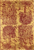Artist: REDBACK GRAPHIX | Title: Wrapping paper: Gold | Date: 1986 | Technique: screenprint, printed in colour, from three stencils