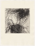 Artist: b'Tomescu, Aida.' | Title: b'Unu II' | Date: 1993 | Technique: b'drypoint, printed in black ink, from one steel plate' | Copyright: b'\xc2\xa9 Aida Tomescu. Licensed by VISCOPY, Australia.'