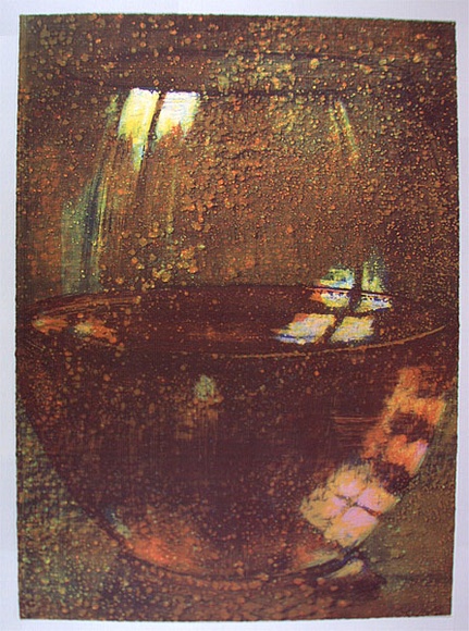 Artist: b'Maguire, Tim.' | Title: b'Glass II' | Date: 1997 | Technique: b'lithograph, printed in colour, from multiple stones' | Copyright: b'\xc2\xa9 Tim Maguire' Artist: b'Maguire, Tim.' | Title: b'Glass II' | Date: 1997 | Technique: b'lithograph, printed in colour, from multiple stones' | Copyright: b'\xc2\xa9 Tim Maguire'
