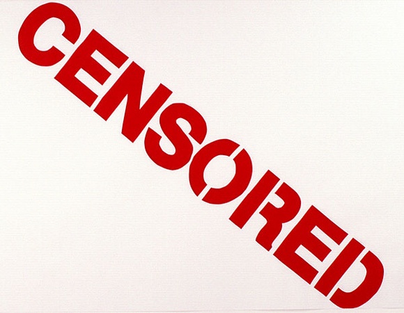 Artist: b'People who Hate Multinationals.' | Title: b'Censored - Irrate Inkas' | Date: 1993, February | Technique: b'screenprint, printed in red ink, from one stencil' Artist: b'People who Hate Multinationals.' | Title: b'Censored - Irrate Inkas' | Date: 1993, February | Technique: b'screenprint, printed in red ink, from one stencil'
