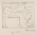 Artist: COLEING, Tony | Title: Keep blank. | Date: 1978 | Technique: hardground etching, printed in black ink, from one plate