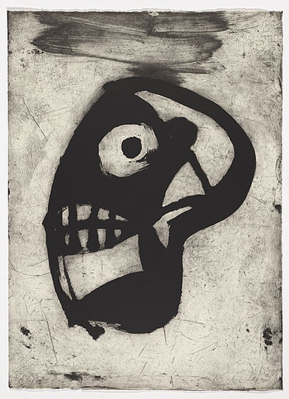 Artist: b'PARR, Mike' | Title: b'The psychopathic family, # 3.' | Date: 1994 | Technique: b'lift-ground aquatint, printed in black ink, from one copper plate' Artist: b'PARR, Mike' | Title: b'The psychopathic family, # 3.' | Date: 1994 | Technique: b'lift-ground aquatint, printed in black ink, from one copper plate'