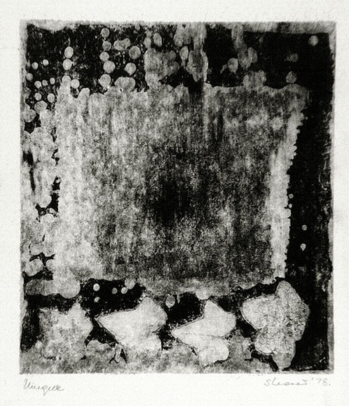 Artist: b'Shearer, Mitzi.' | Title: b'Variation on a theme' | Date: 1978 | Technique: b'etching, printed in black ink, from one plate' Artist: b'Shearer, Mitzi.' | Title: b'Variation on a theme' | Date: 1978 | Technique: b'etching, printed in black ink, from one plate'