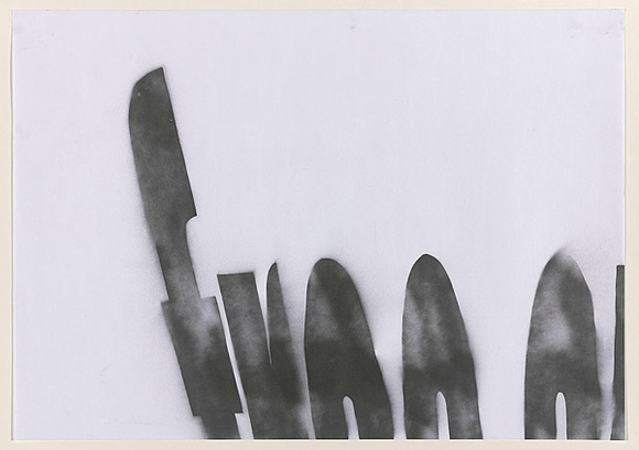 Artist: b'Azlan.' | Title: b'Free Amrozi.' | Date: 2003 | Technique: b'stencil, printed in black ink, from one stencil'