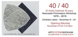 Title: 40 / 40: 40 artists celebrate 40 years: Newcastle Printmakers Workshop 1979 - 2019.