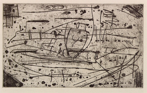 Artist: b'Furlonger, Joe.' | Title: b'Chicane' | Date: 1992, May-July | Technique: b'etching, printed in black ink, from one plate' Artist: b'Furlonger, Joe.' | Title: b'Chicane' | Date: 1992, May-July | Technique: b'etching, printed in black ink, from one plate'