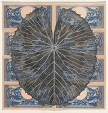 Artist: HALL, Fiona | Title: Nymphaea lotus (Indonesian currency) | Date: 2000 - 2002 | Technique: gouache | Copyright: © Fiona Hall