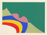 Artist: b'WICKS, Arthur' | Title: b'Siesta' | Date: 1968 | Technique: b'screenprint, printed in colour, from multiple stencils'