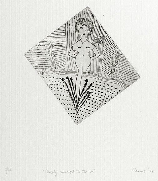 Artist: b'Shearer, Mitzi.' | Title: b'Beauty amongst the thorns' | Date: 1978