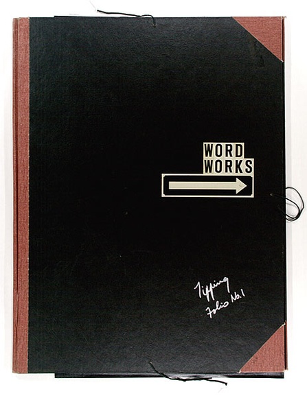 Artist: b'TIPPING, Richard' | Title: b'Airpoet : word works / by Richard Tipping ; screen printed by Alison White & Richard Tipping' | Date: 1979 | Technique: b'screenprint' Artist: b'TIPPING, Richard' | Title: b'Airpoet : word works / by Richard Tipping ; screen printed by Alison White & Richard Tipping' | Date: 1979 | Technique: b'screenprint'