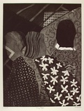 Artist: Edwards, Annette. | Title: Rubery rhymes | Date: 1984 | Technique: etching and aquatint, printed in black ink with plate-tone, from one plate